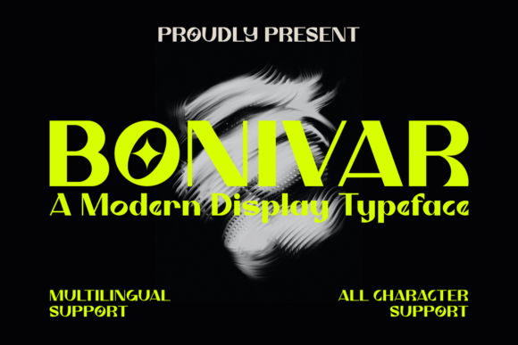 Bonivar Typeface: Elevating Campaign Visuals with Elegant Serif Design