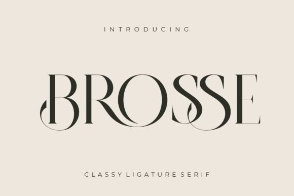 Brosse Typeface Review: Elevating Editorial Design with Classy Serifs
