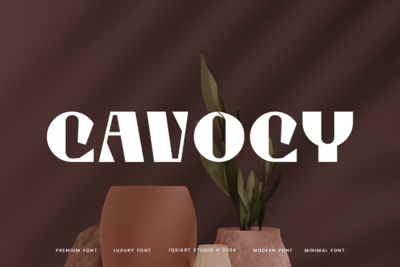Cavocy: A Luxurious Sans Serif Typeface for High-End Editorial Design