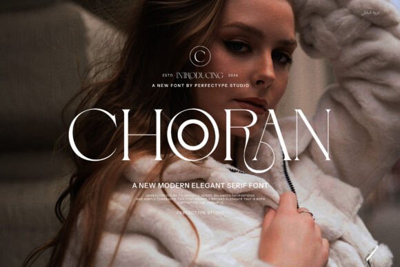 Chooran: A Refined Serif Typeface for Modern Editorial Design