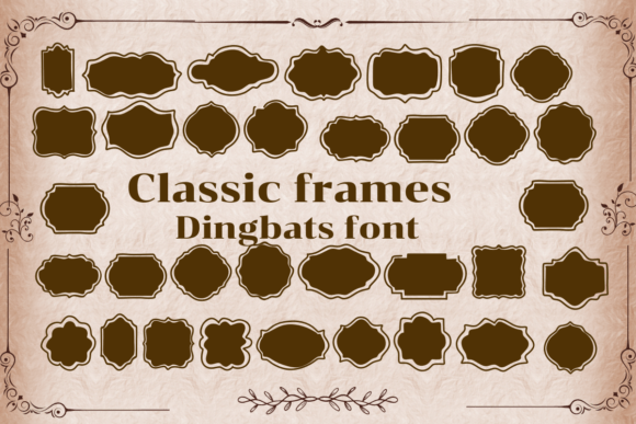 Classic Frames: A Premium Typeface for Editorial Layouts