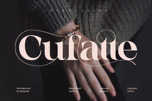 Cufatte Typeface: Elevating Small Business Brand Identity