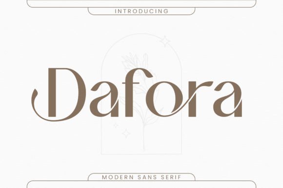 Dafora: The Elegant Serif Typeface for Modern Editorial Design