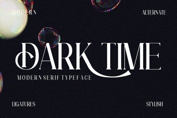 Dark Time Typeface: Elevating Campaign Clarity and Style