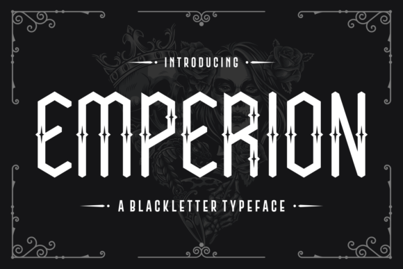 Emperion Blackletter Typeface Review for Makers