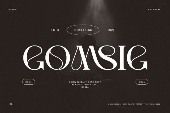 Gomsig: Elevating Editorial Design with Timeless Serif Elegance
