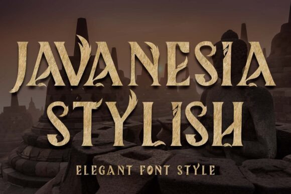 Javanesia Stylish: A Premium Blackletter Typeface for Bold Branding