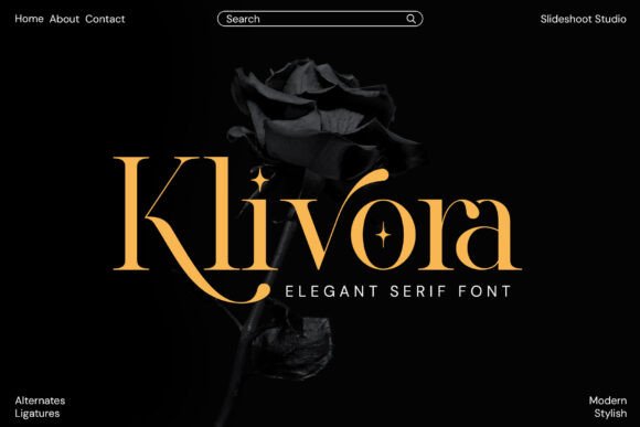 Klivora Serif: Elevate Your Handmade Brand with Elegant Typography