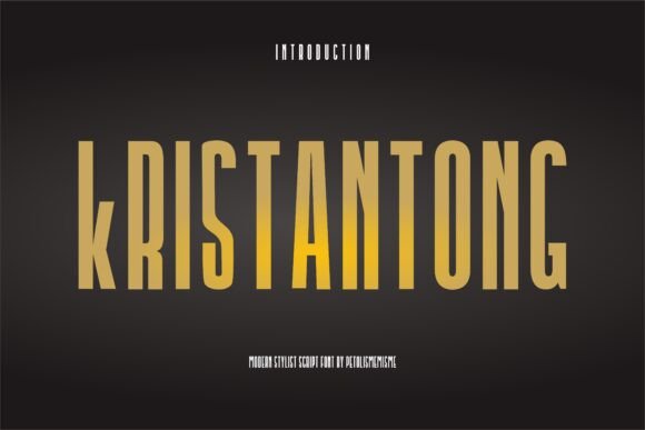 Kristantong: The Elegant Sans Serif Font for Handmade Brands