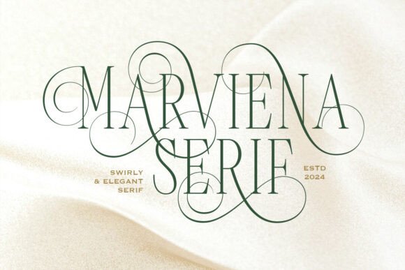 Marviena: The Elegant Serif Font for Luxurious Brand Identity