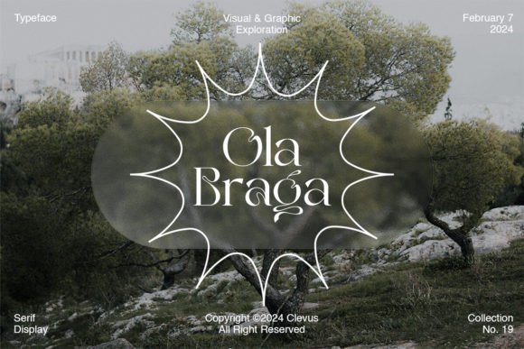 Ola Braga: A Serif Font for Elegant Brand Identity Design