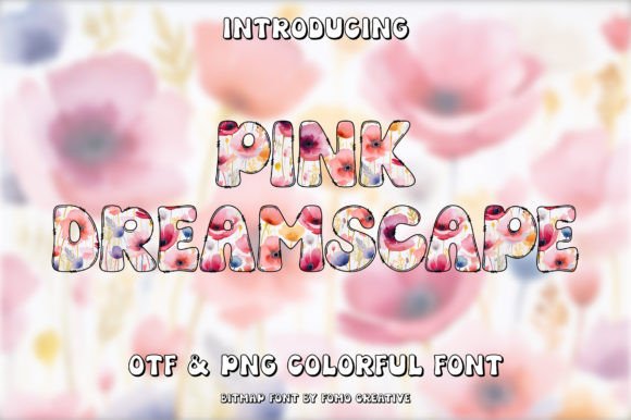 Pink Dreamscape: A Color Font Review for Modern Brand Identity