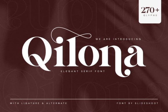 Qilona: A Designer's First Look at This Serif Display