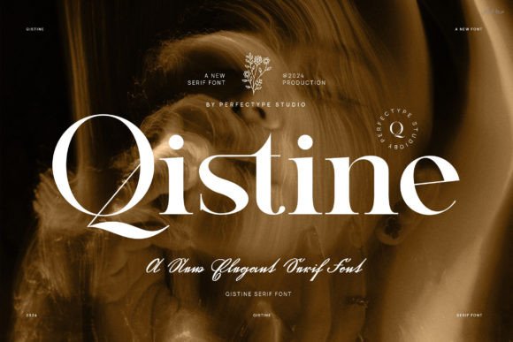 Qistine: An Elegant Serif Typeface for Refined Editorial Design