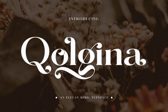 Qolgina Typeface: Elevating Editorial Design with Elegant Serif Typography