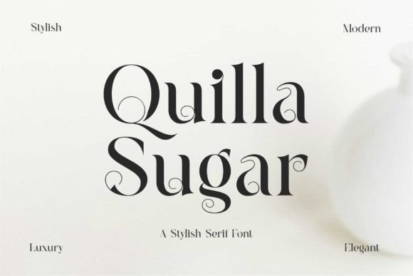 Quilla Sugar: The Serif Typeface That Elevates Small Business Branding