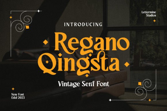 Regano Qingsta: The Serif Typeface That Elevates Every Campaign