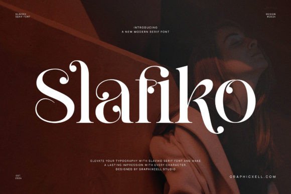 Slafiko: The Elegant Serif Font for Sophisticated Brand Identity