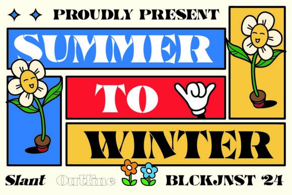 Summer to Winter Typeface: Elevating Editorial Design with Seasonal Elegance