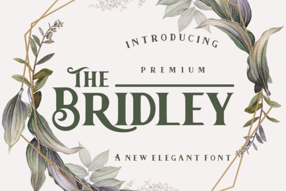 The Bridley: Elevate Your Brand With This Premium Serif Typeface