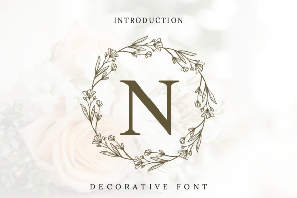 Upgrade Your Brand with Nature Wreath Monogram Typeface